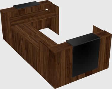 Reception desk u-shape