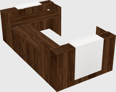 Reception desk u-shape