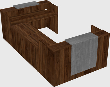 Reception desk u-shape