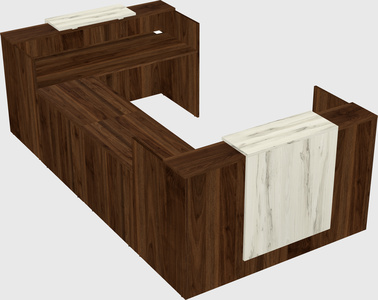 Reception desk u-shape