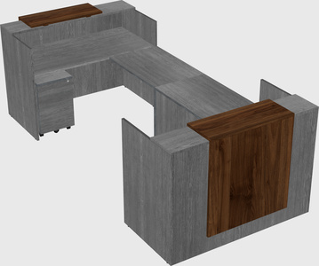 Reception desk u-shape