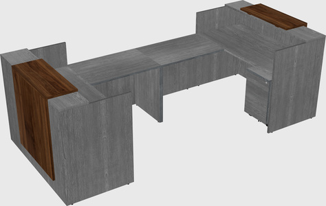 Reception desk u-shape