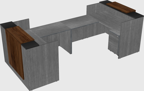 Reception desk u-shape