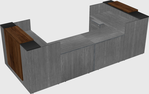 Reception desk u-shape