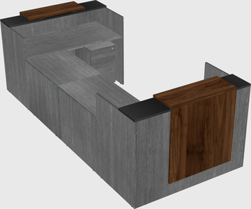 Reception desk u-shape