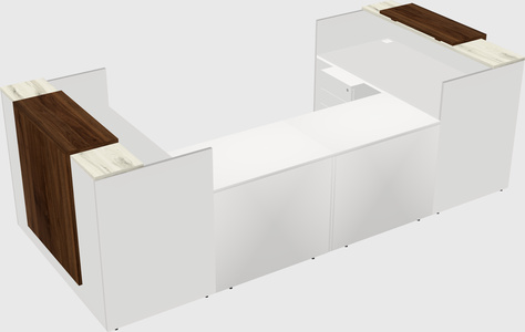 Reception desk u-shape