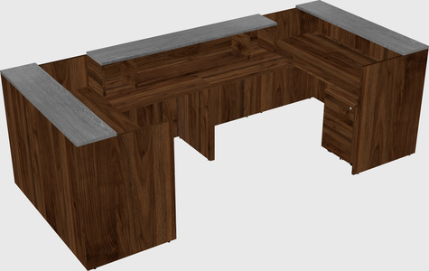 Reception desk u-shape