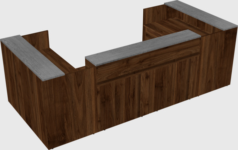 Reception desk u-shape