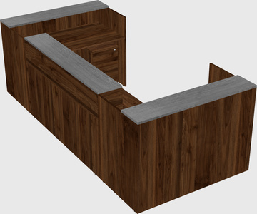 Reception desk u-shape