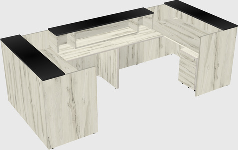Reception desk u-shape