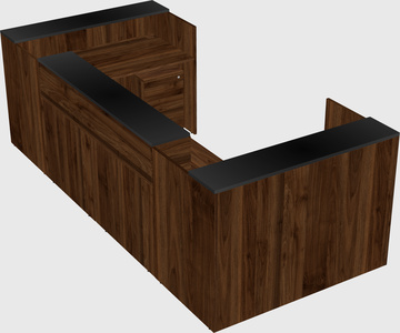 Reception desk u-shape