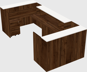 Reception desk u-shape