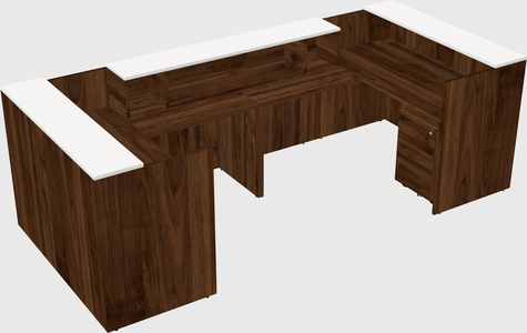 Reception desk u-shape