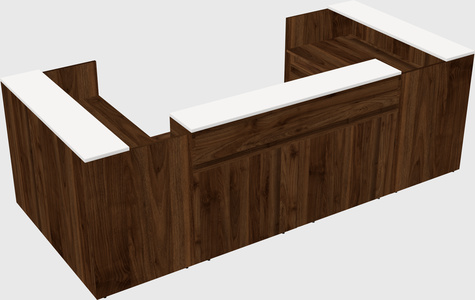 Reception desk u-shape