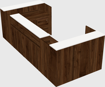 Reception desk u-shape