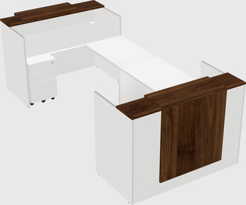 Reception desk u-shape