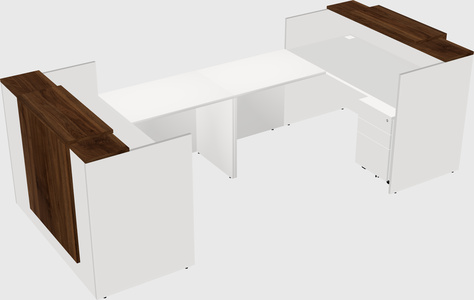 Reception desk u-shape