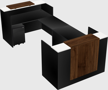 Reception desk u-shape