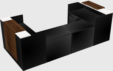 Reception desk u-shape