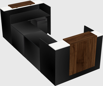 Reception desk u-shape