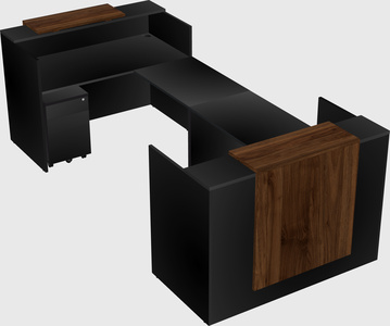 Reception desk u-shape