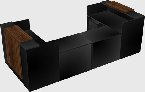 Reception desk u-shape