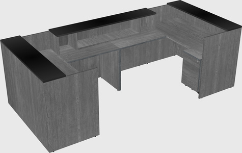 Reception desk u-shape