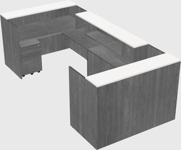 Reception desk u-shape