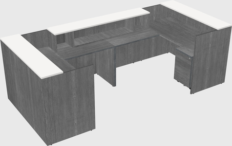 Reception desk u-shape