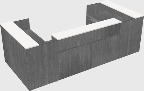 Reception desk u-shape