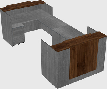 Reception desk u-shape