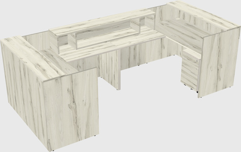 Reception desk u-shape