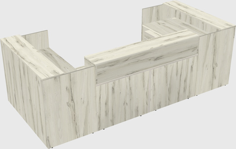 Reception desk u-shape