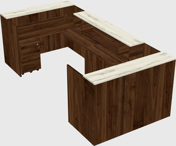 Reception desk u-shape