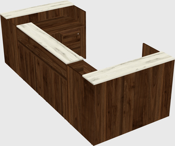 Reception desk u-shape