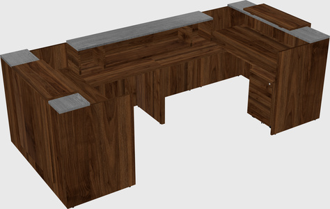 Reception desk u-shape