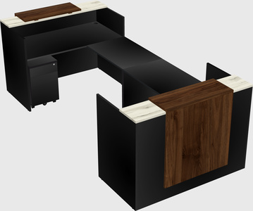 Reception desk u-shape
