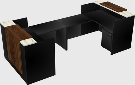 Reception desk u-shape