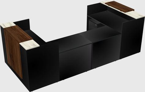 Reception desk u-shape