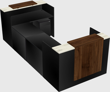 Reception desk u-shape