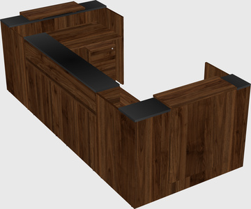 Reception desk u-shape