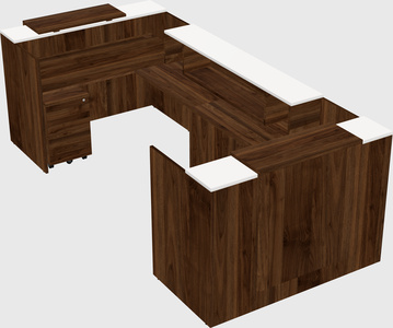 Reception desk u-shape