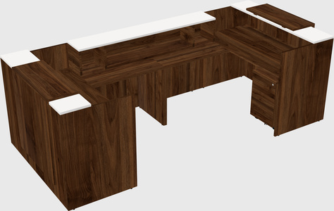 Reception desk u-shape