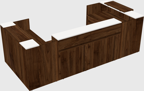 Reception desk u-shape