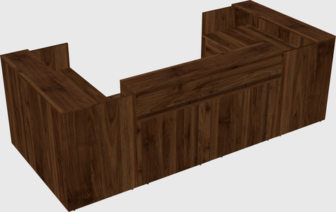 Reception desk u-shape