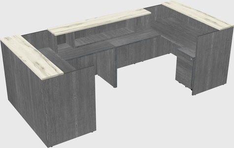 Reception desk u-shape
