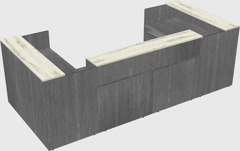 Reception desk u-shape