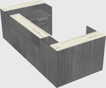 Reception desk u-shape