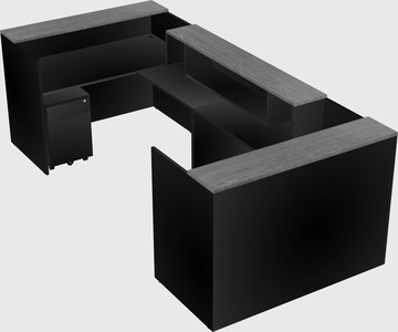Reception desk u-shape