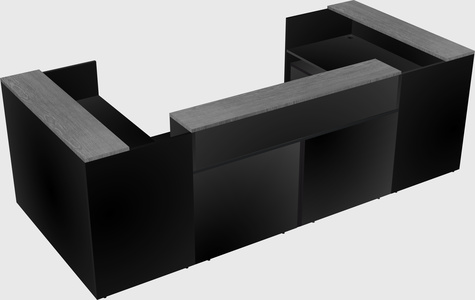 Reception desk u-shape
